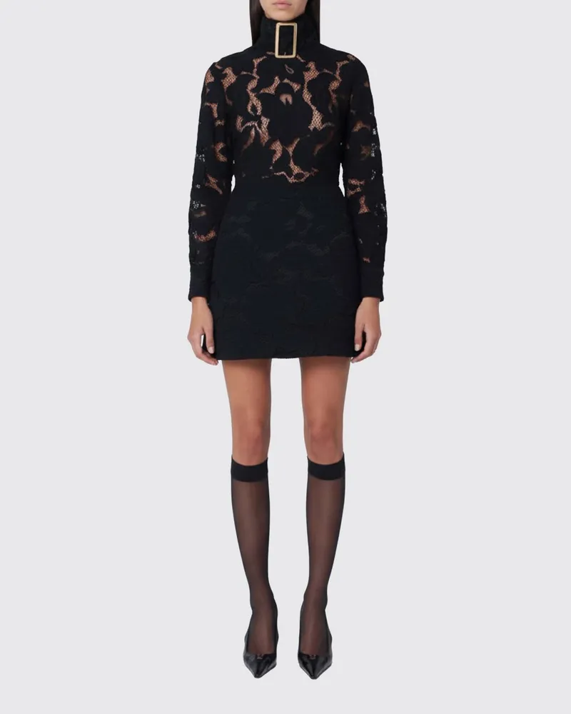 Patou Kleid damen Schwarz