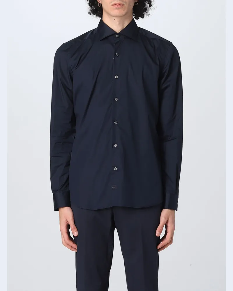 Fay Hemd herren Blau
