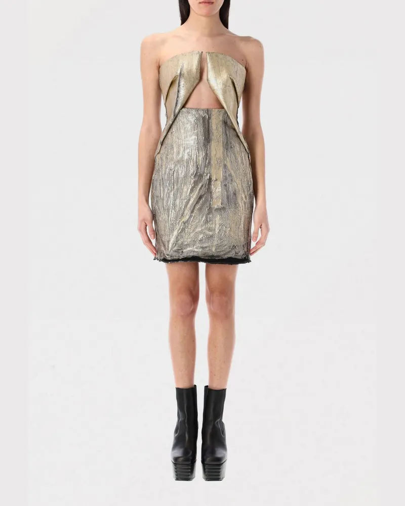 Rick Owens Kleider damen Gold