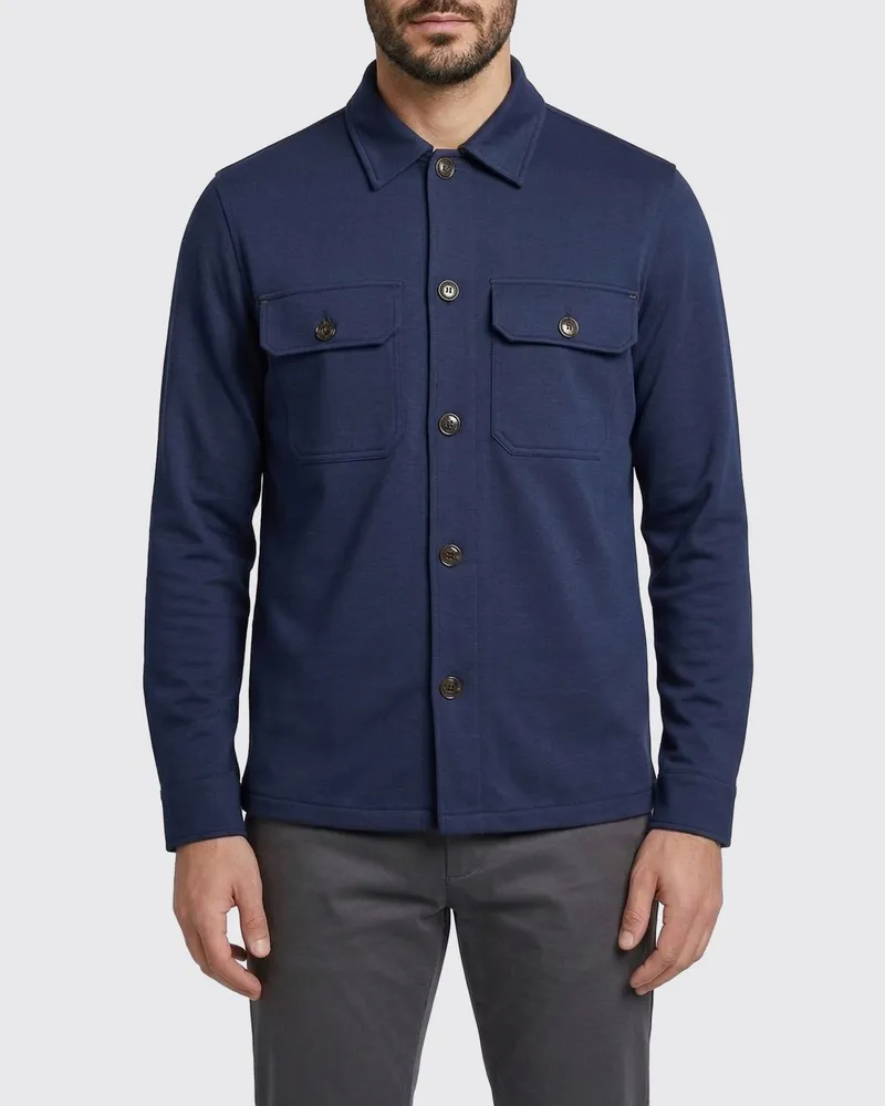 MOORER Jacke herren Blau