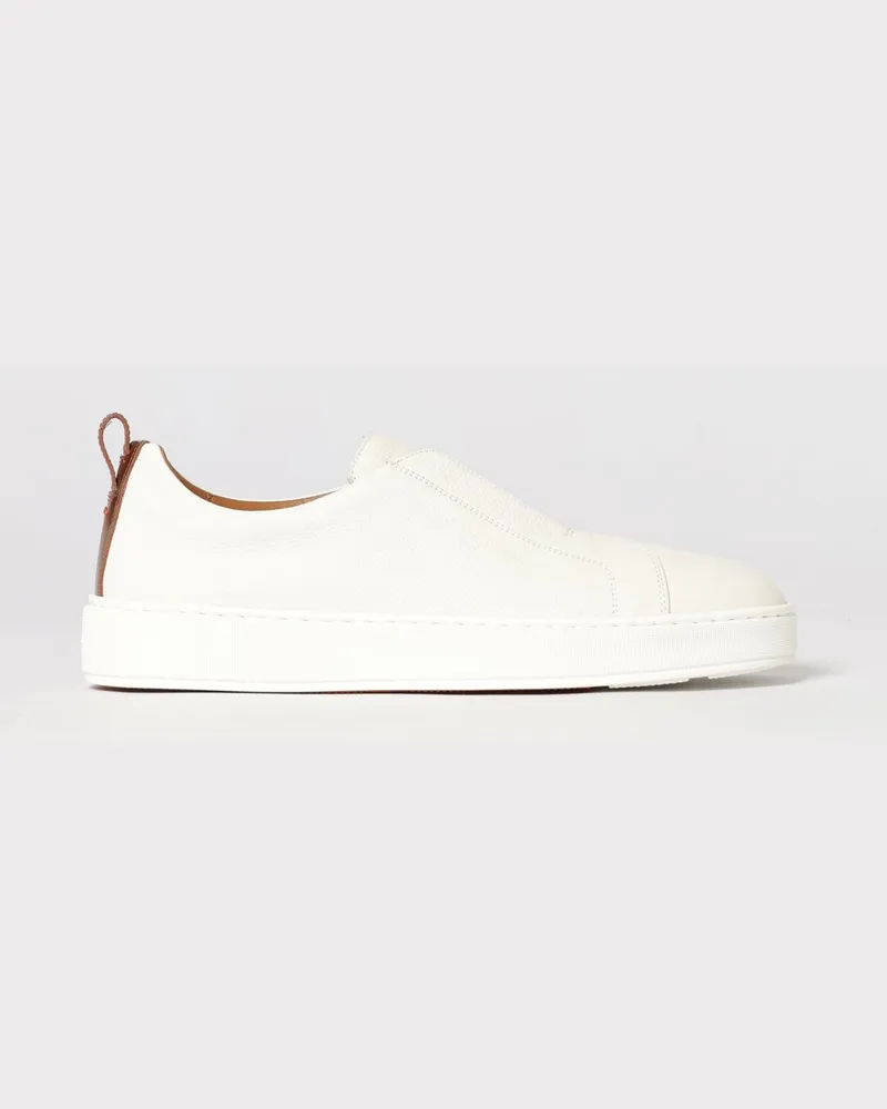 Santoni Sneakers herren Weiß