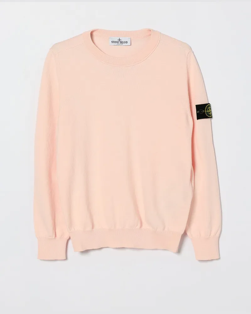 Stone Island Baumwoll-Rundhalstop Pink