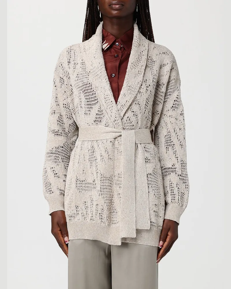 Brunello Cucinelli Strickjacke damen Beige