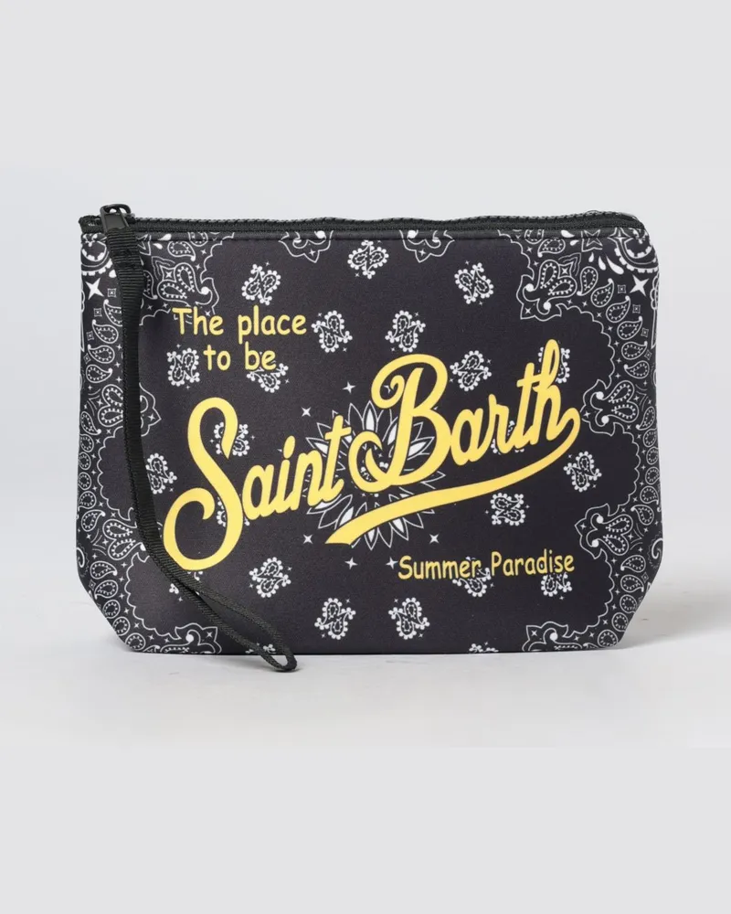 MC2 Saint Barth Aline MC2 Neopren-Pochette mit Saint Barth Logo Schwarz