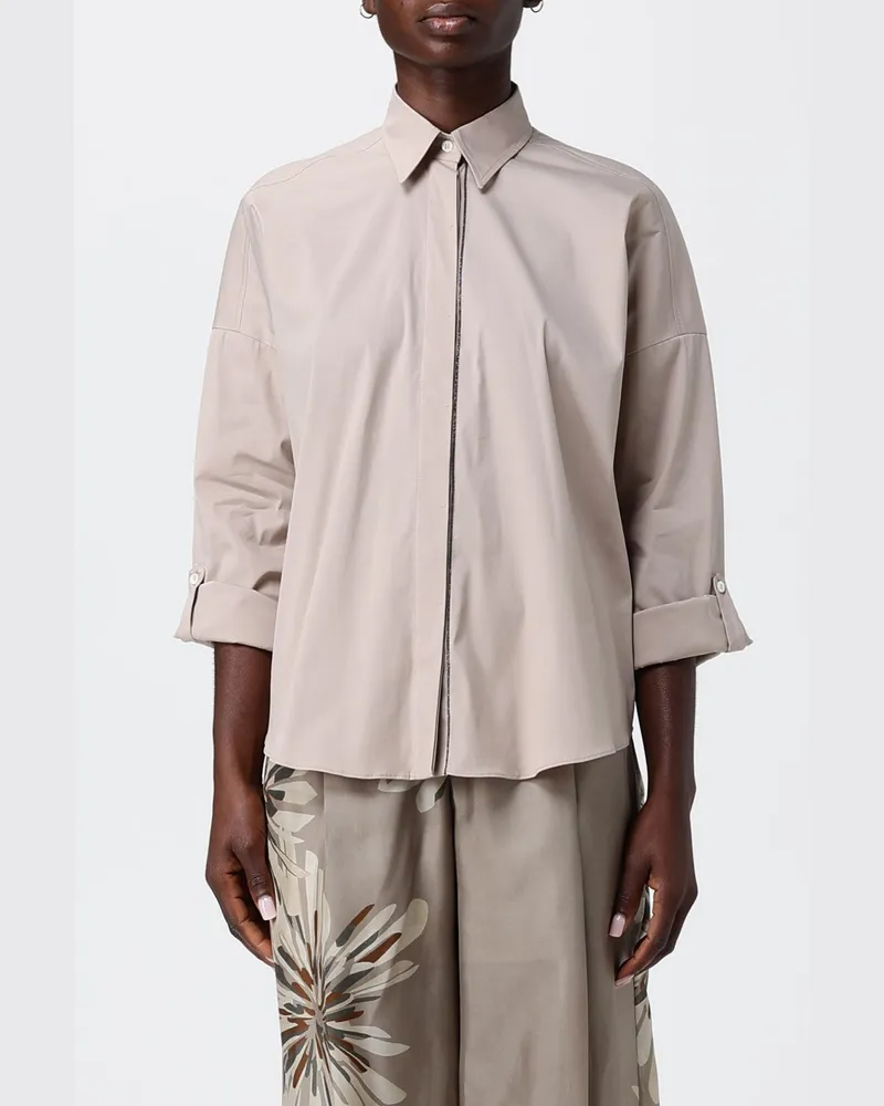 Brunello Cucinelli Hemdbluse damen Beige