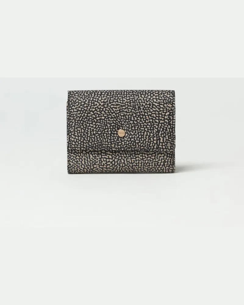 Borbonese OP-Nylon-Portemonnaie Natural