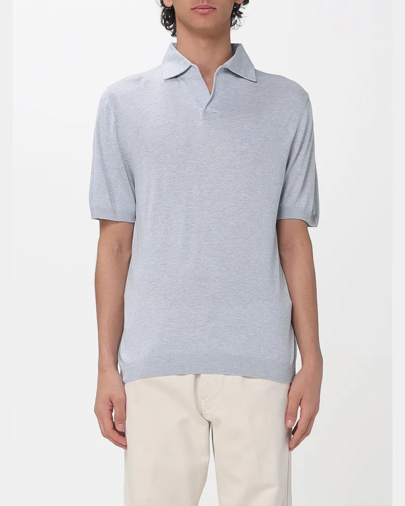 LARDINI Polo herren Blau