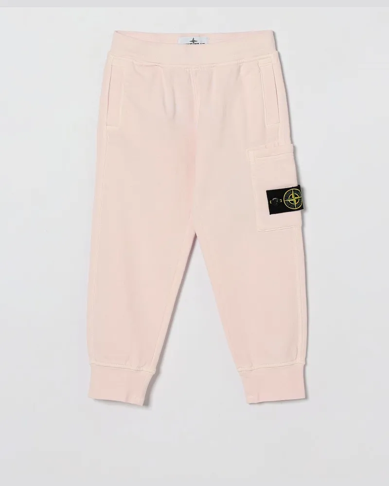 Stone Island Baumwoll-Jogginghose Pink