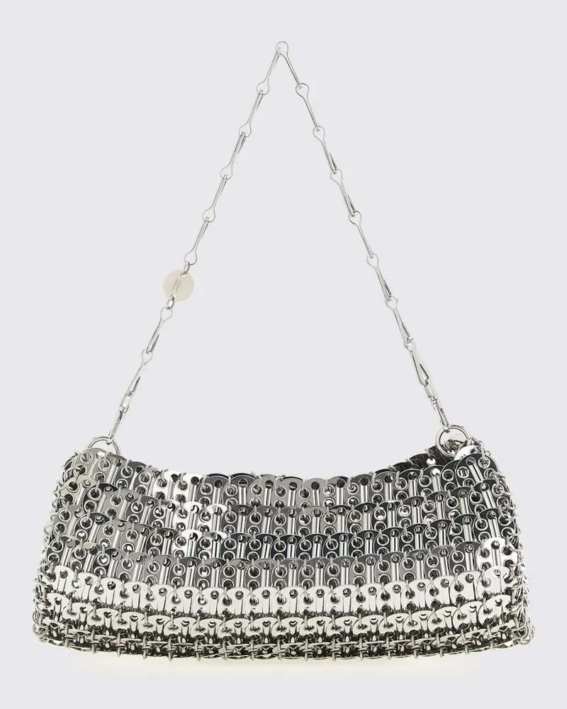 Paco Rabanne Schultertasche damen Silber