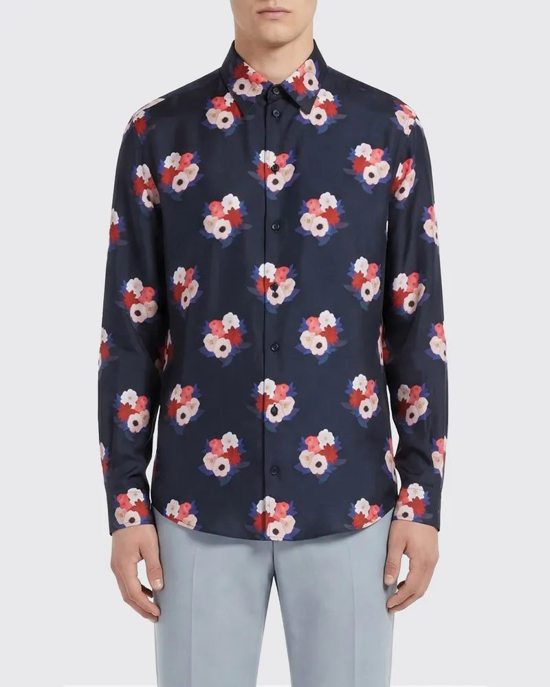 Fendi Hemd herren Navy