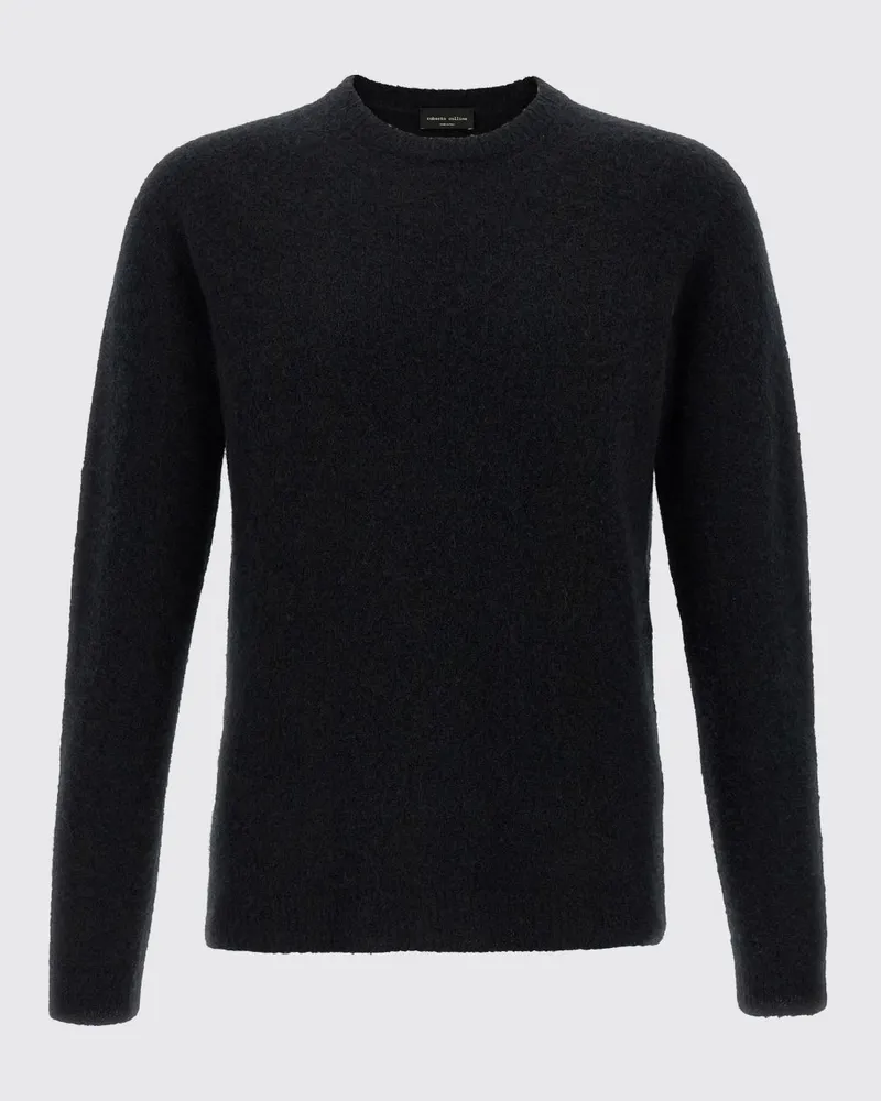 Roberto Collina Pullover herren Schwarz