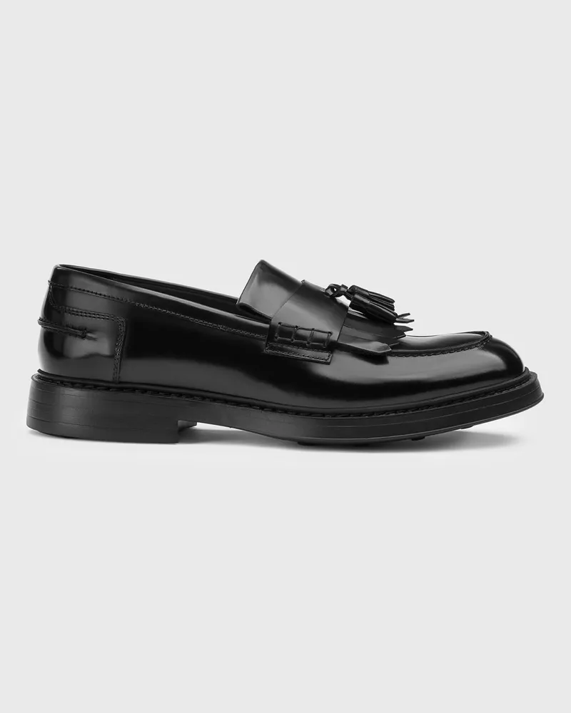 Doucal´s Mokassins herren Schwarz
