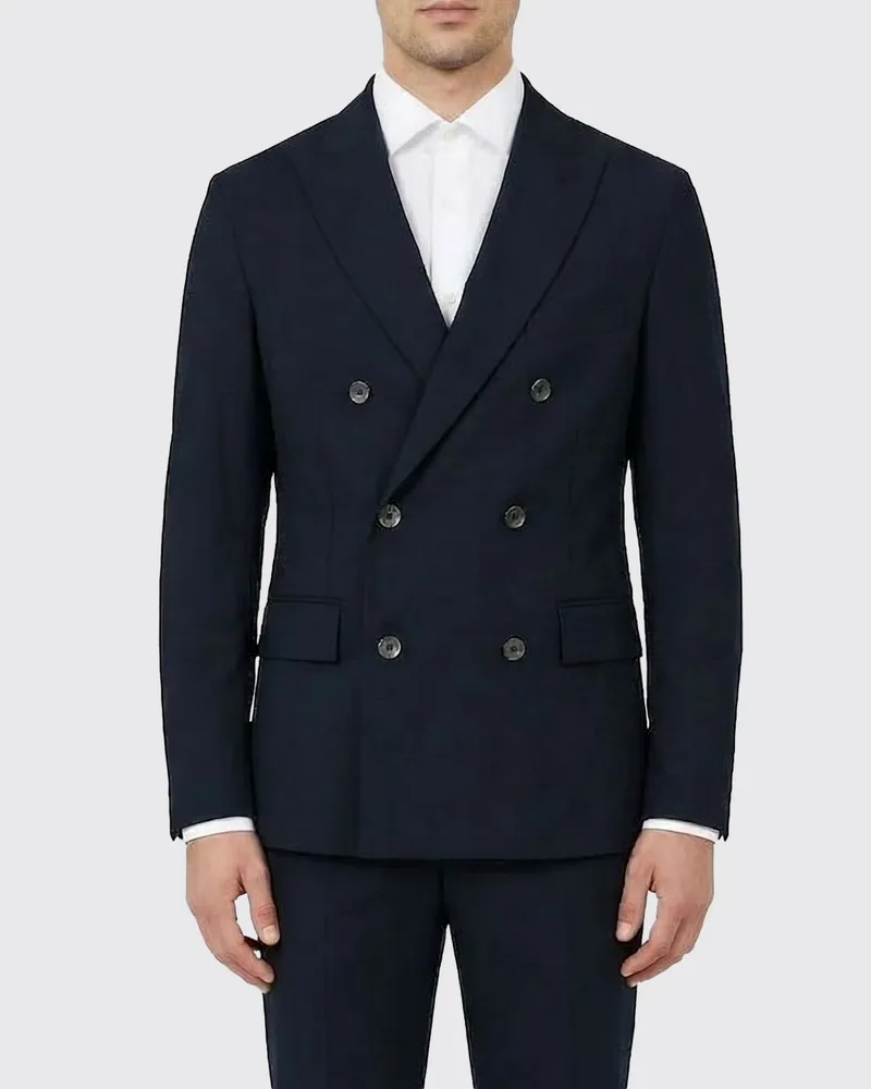 Paolo Pecora Milano Jacke herren Blau