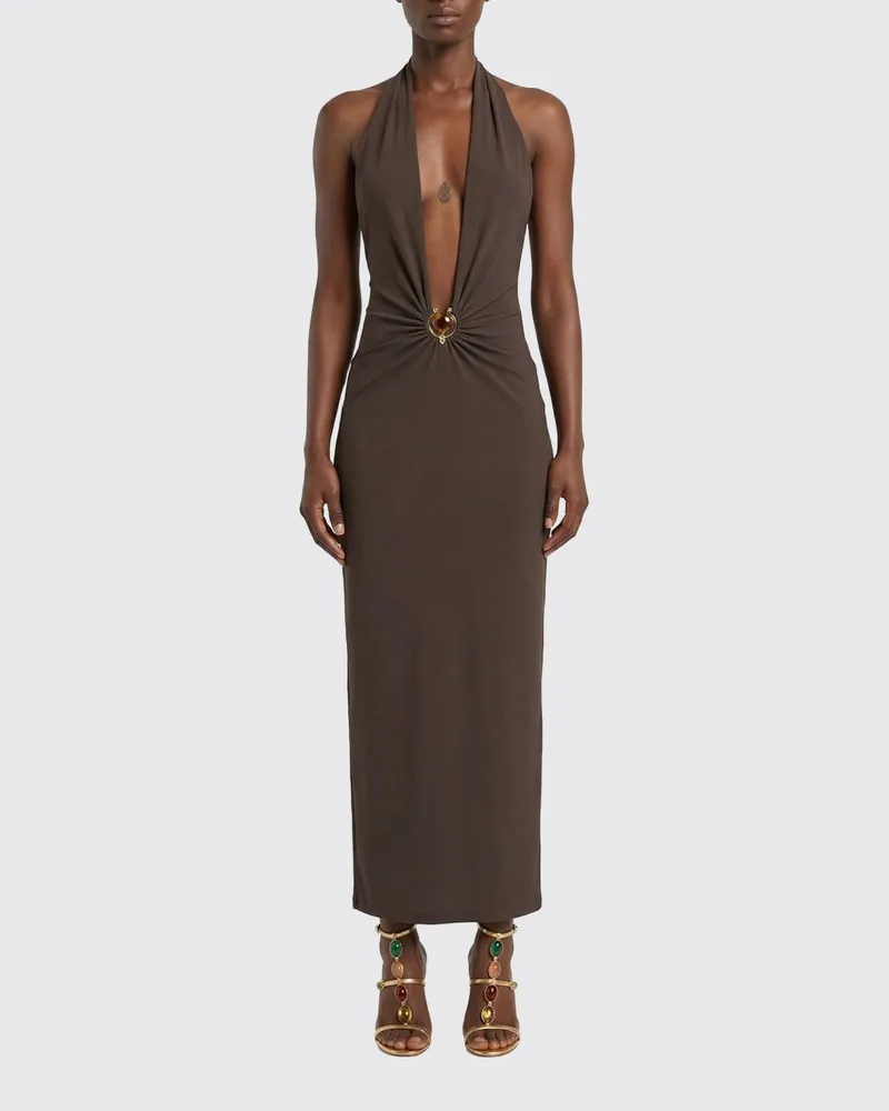 Christopher Esber Kleid damen Braun