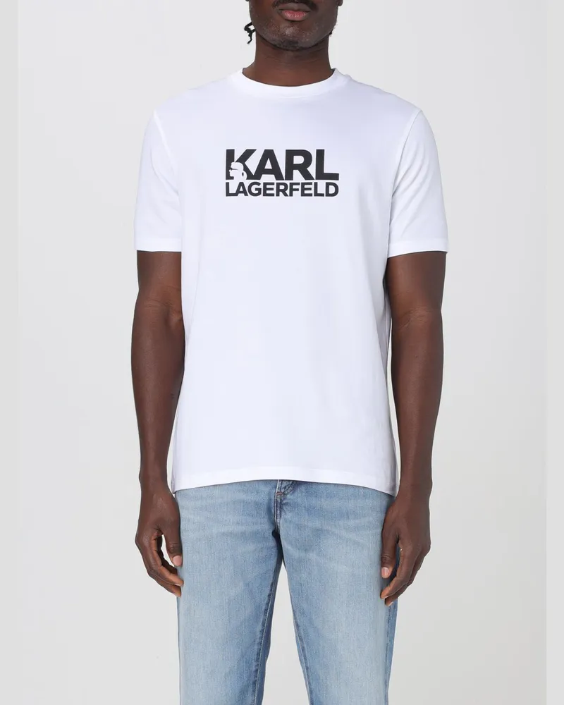 Karl Lagerfeld T-shirt herren Weiß