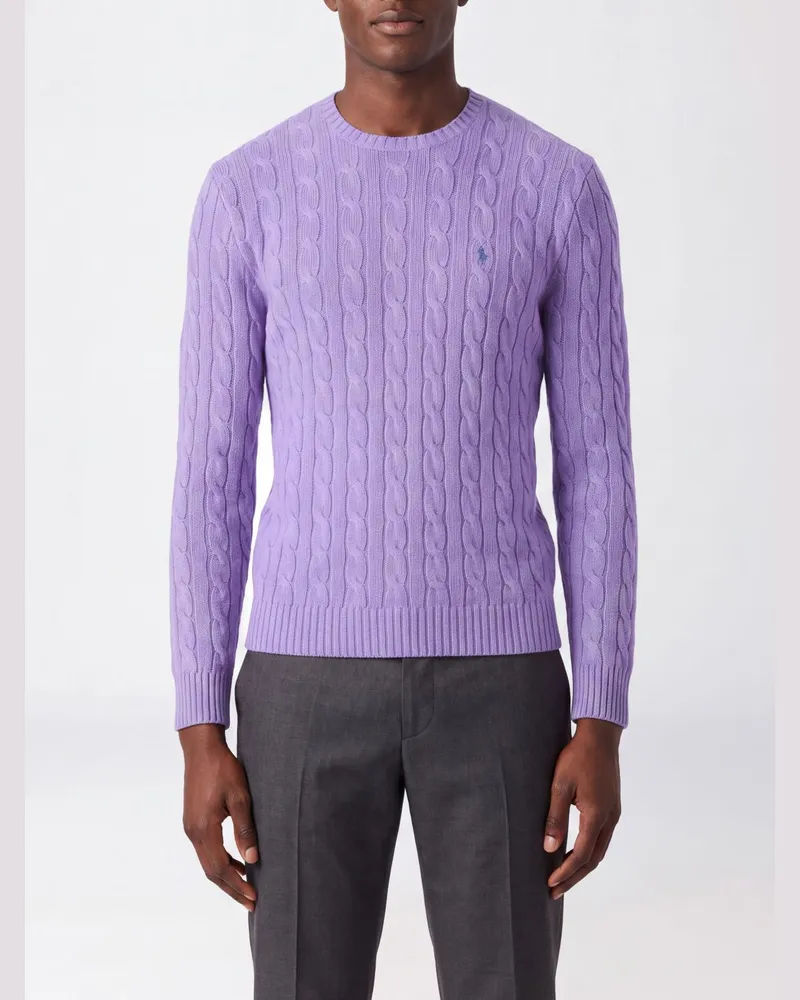 Ralph Lauren Pullover mit Rundhalsausschnitt aus Wolle und Kaschmir mit gesticktem Pony-Logo Baby