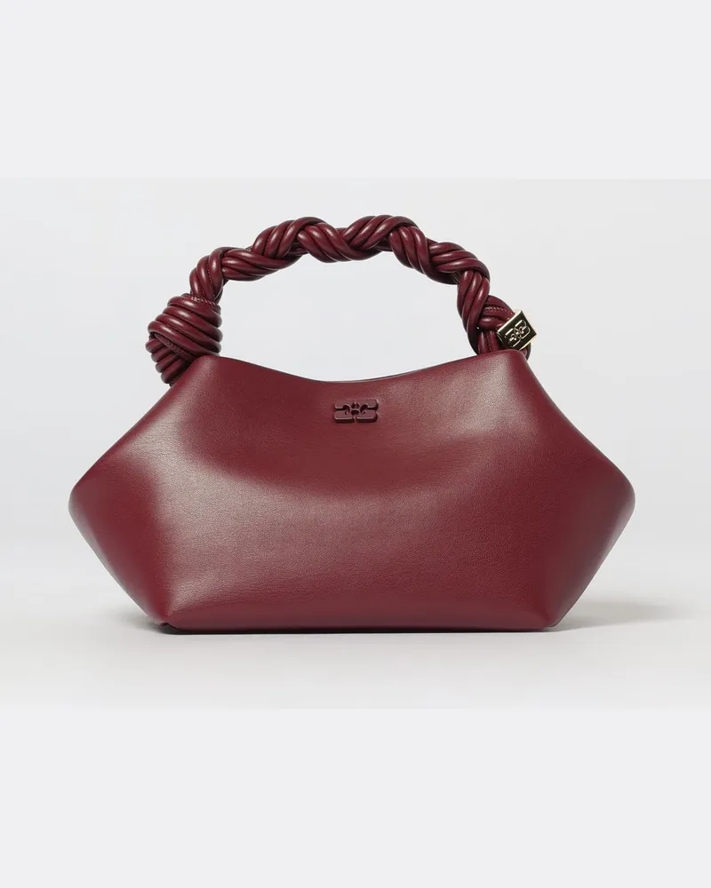 Ganni Umhängetasche damen Burgunderrot