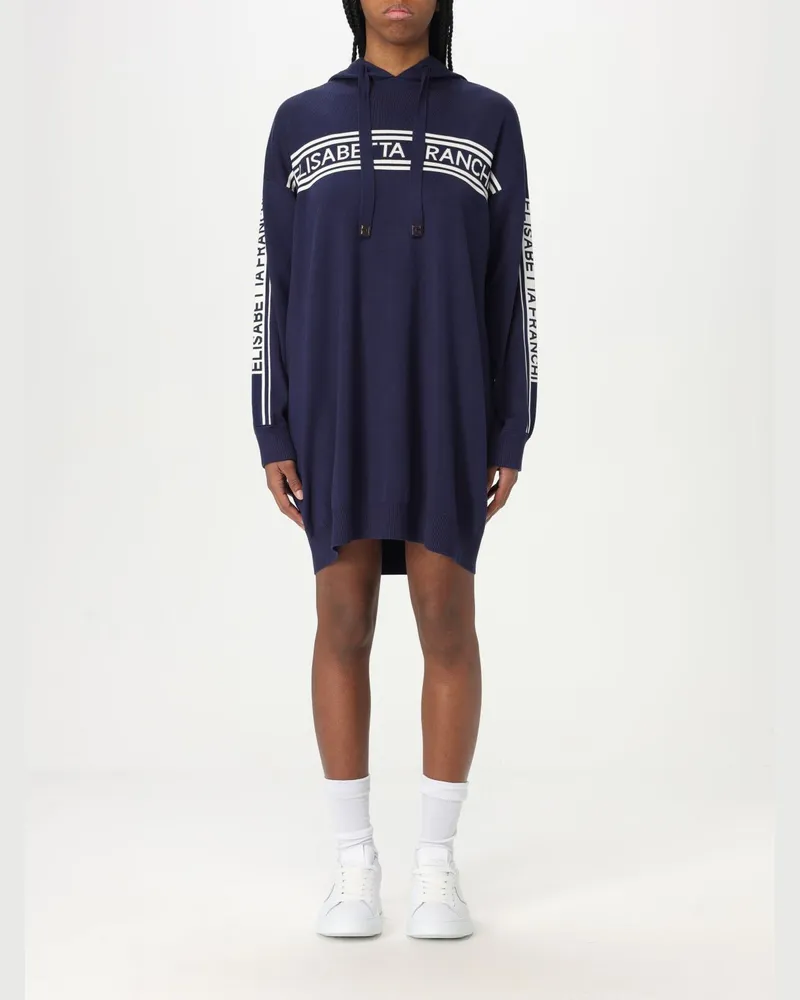 Elisabetta Franchi Kleider damen Blau