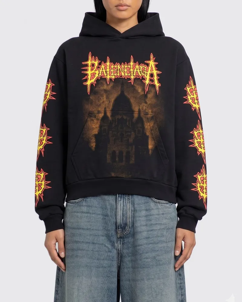 Balenciaga Sweatshirt damen Schwarz