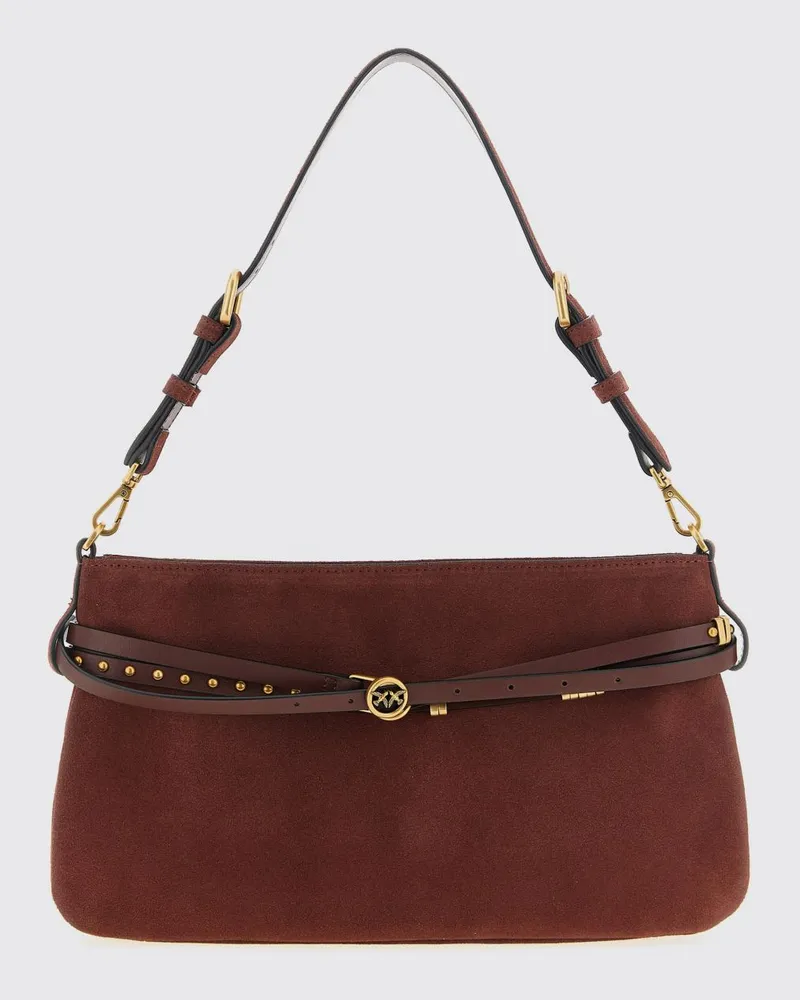 Pinko Schultertasche damen Burgunderrot