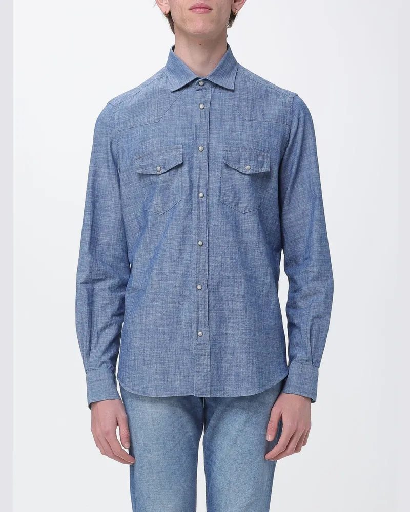 Eleventy Hemd herren Blau