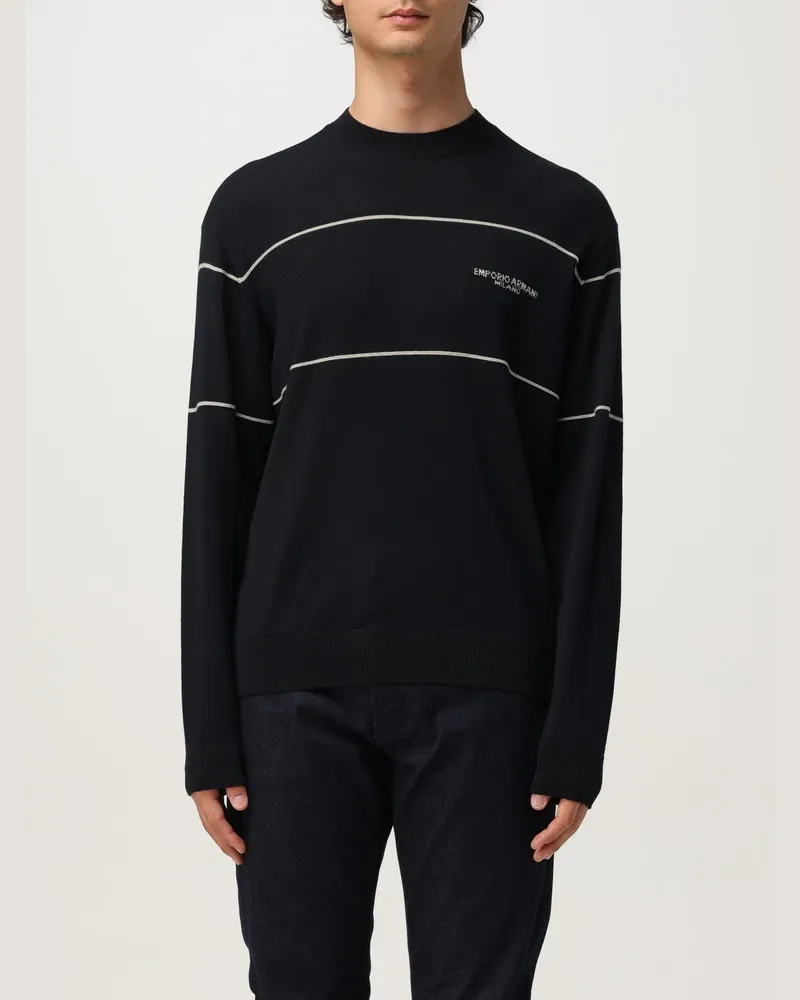 Emporio Armani Pullover herren Blau