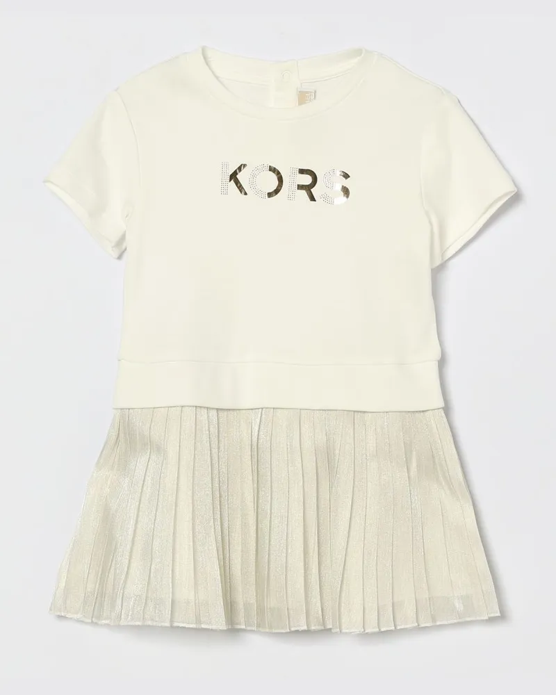 Michael Kors Baumwoll-T-Shirt-Kleid Gold