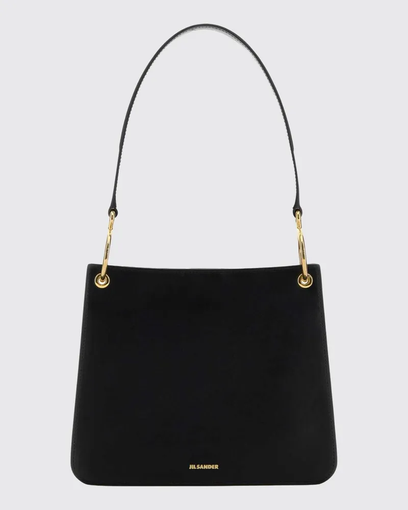 Jil Sander Otto Ledertasche Schwarz