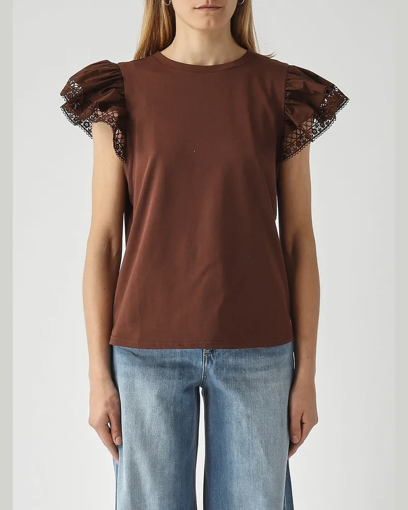 Twin-Set T-shirt damen Kaffee