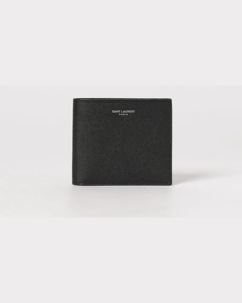 Saint Laurent East/West Geldbörse Schwarz