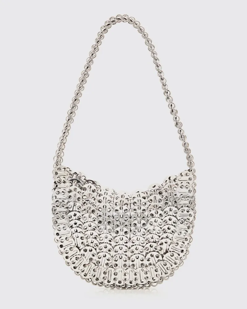 Paco Rabanne Schultertasche damen Silber