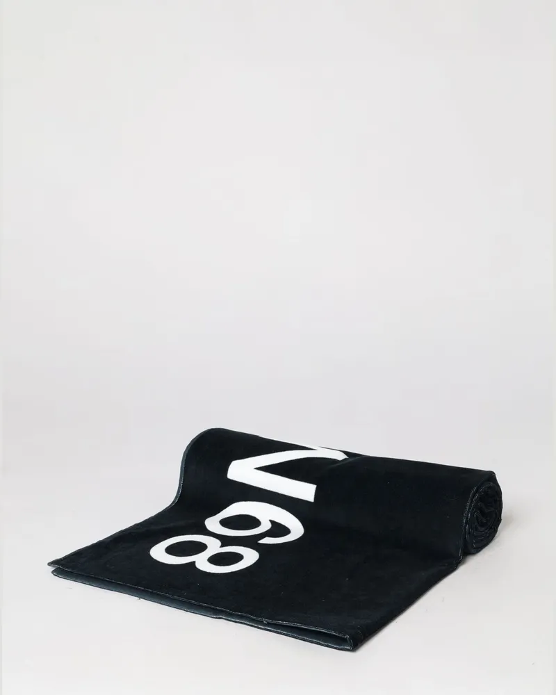 Sun68 Frottee-Badetuch aus Baumwolle mit Logo Blau