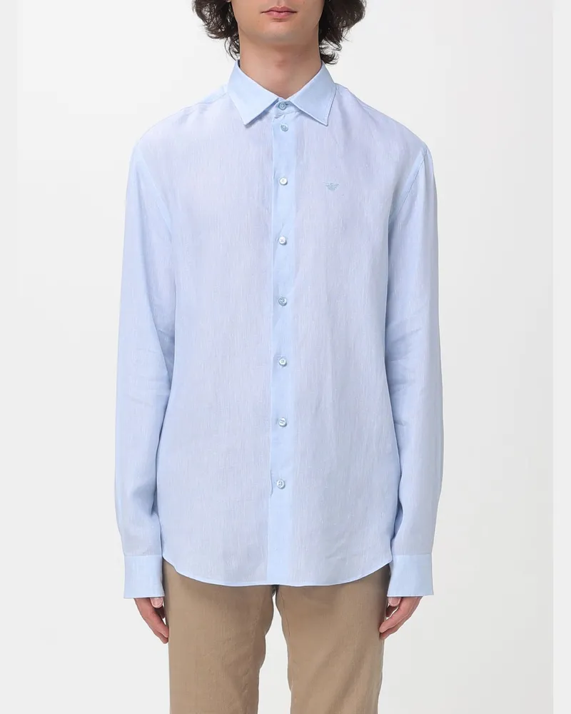 Emporio Armani Hemd herren Hellblau