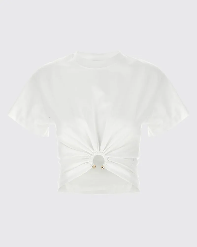 Paco Rabanne T-shirt damen Weiß