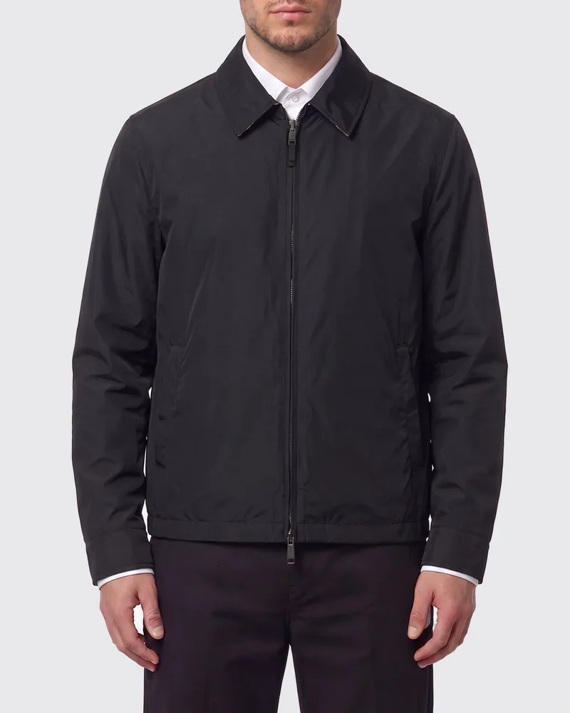 Burberry Wendejacke aus technischem Gewebe Schwarz