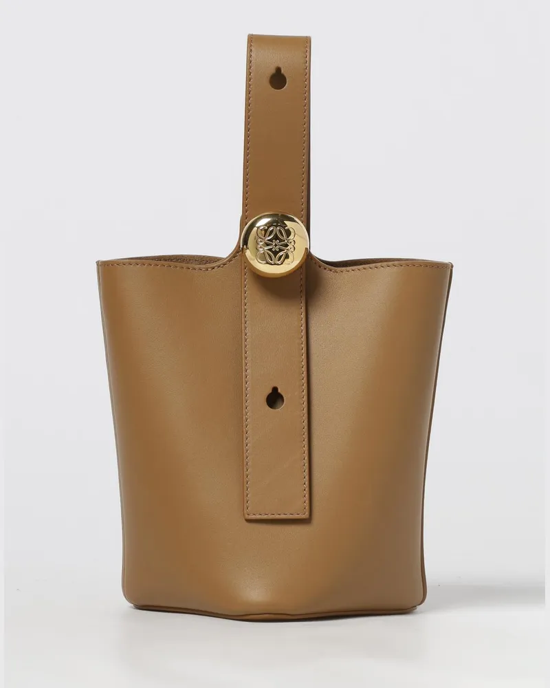 Loewe Schultertasche damen Braun
