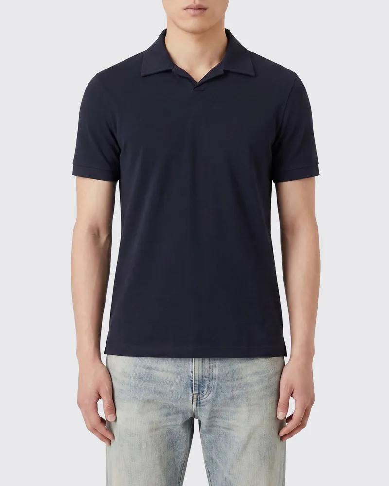 Giorgio Armani Polo herren Blau