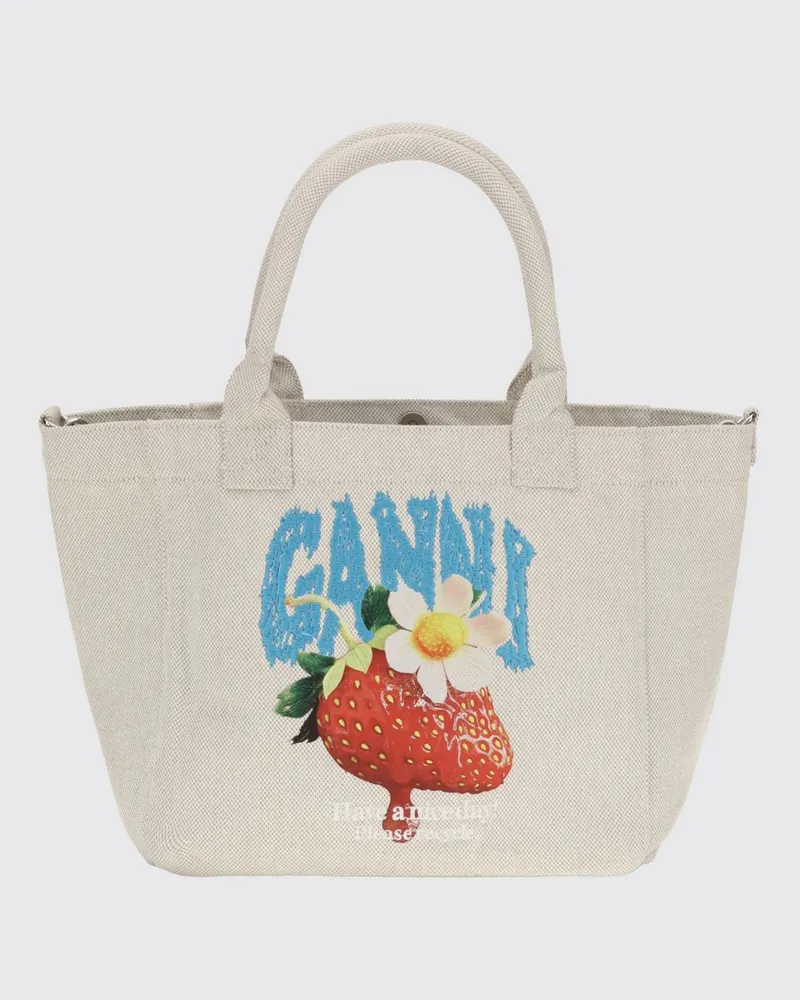 Ganni Schultertasche damen Gelb