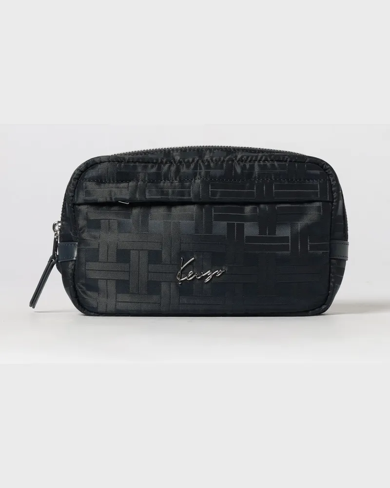 Kenzo Gürteltasche aus bedrucktem Polyester Blau