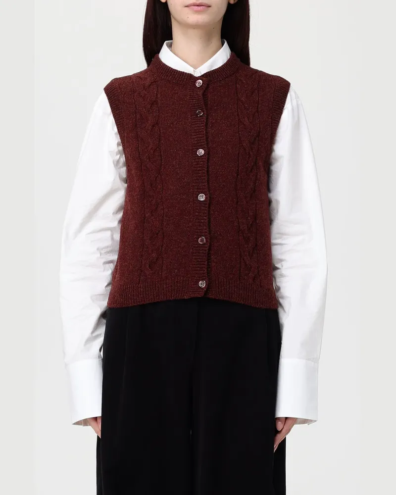 A.P.C. Pullover damen Burgunderrot