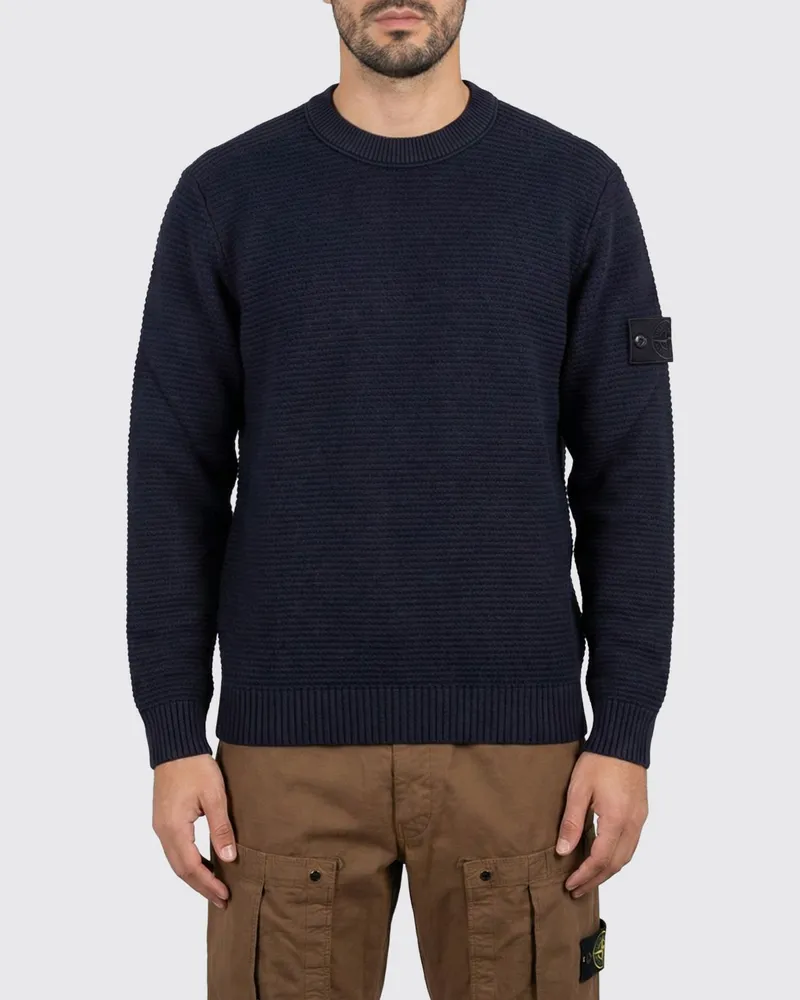 Stone Island Pullover herren Blau