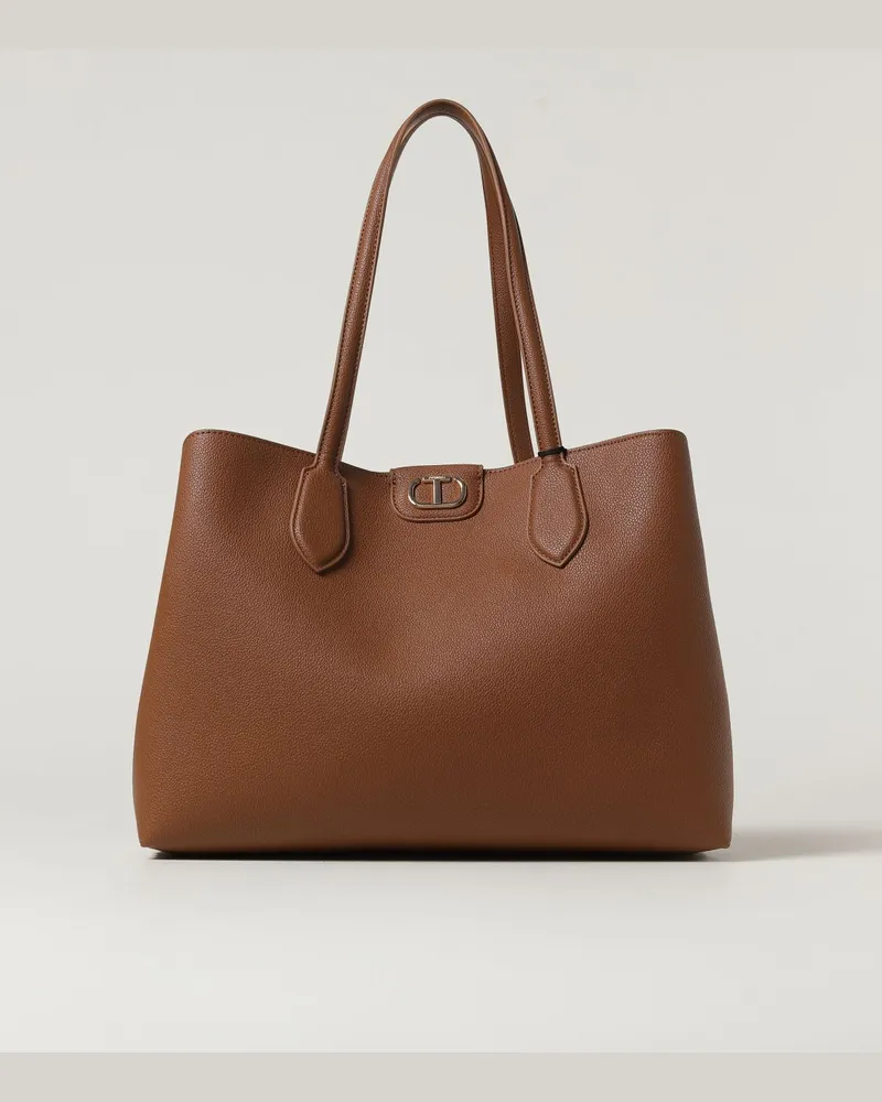Twin-Set Schultertasche damen Camel