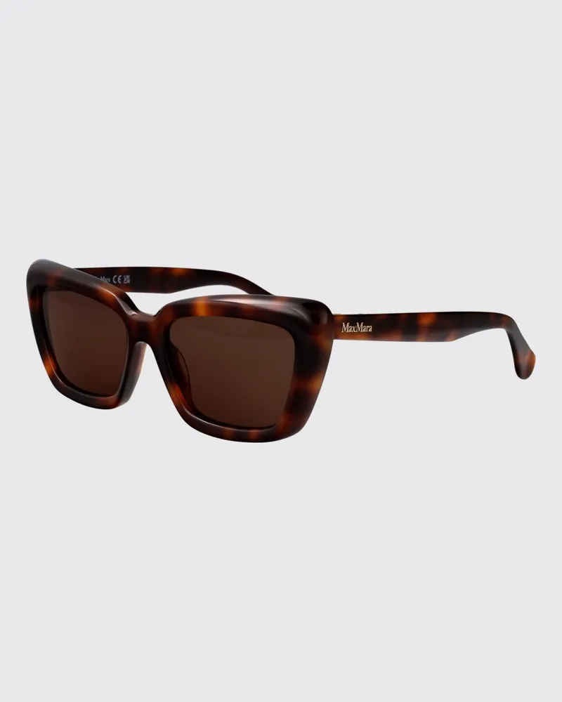 Max Mara Sonnenbrille aus Acetat Braun