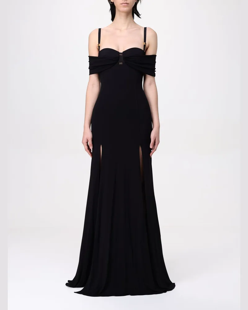 Elisabetta Franchi Kleider damen Schwarz