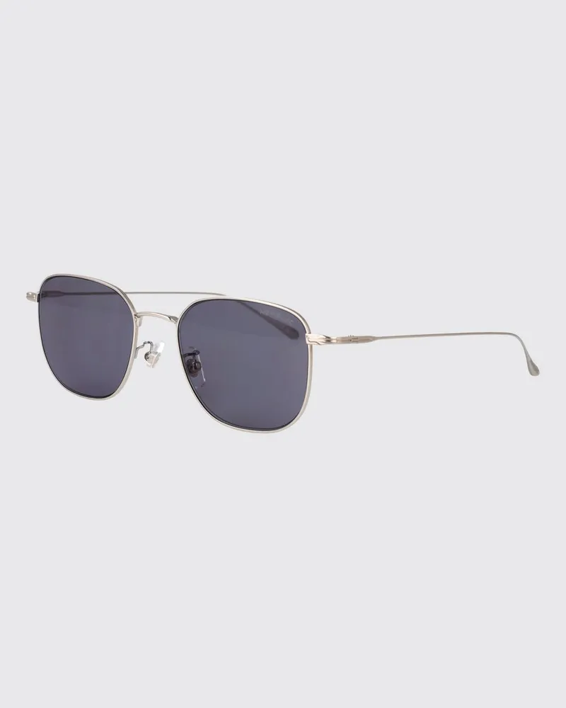 Montblanc MB0477SA Sonnenbrille aus Metall Silber