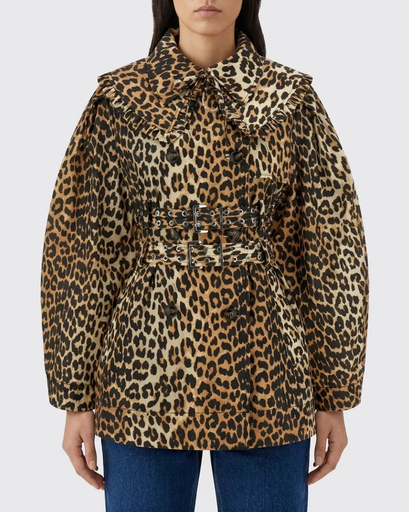 Ganni Trenchcoat damen Braun