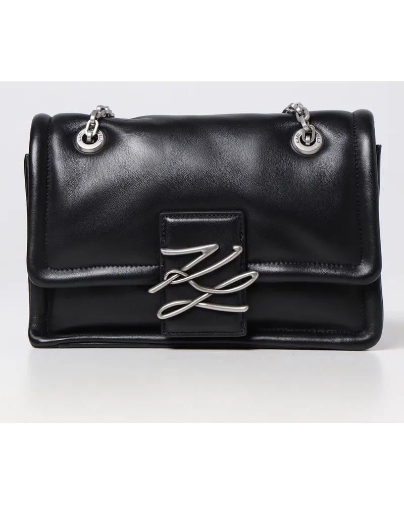 Karl Lagerfeld Schultertasche damen Schwarz