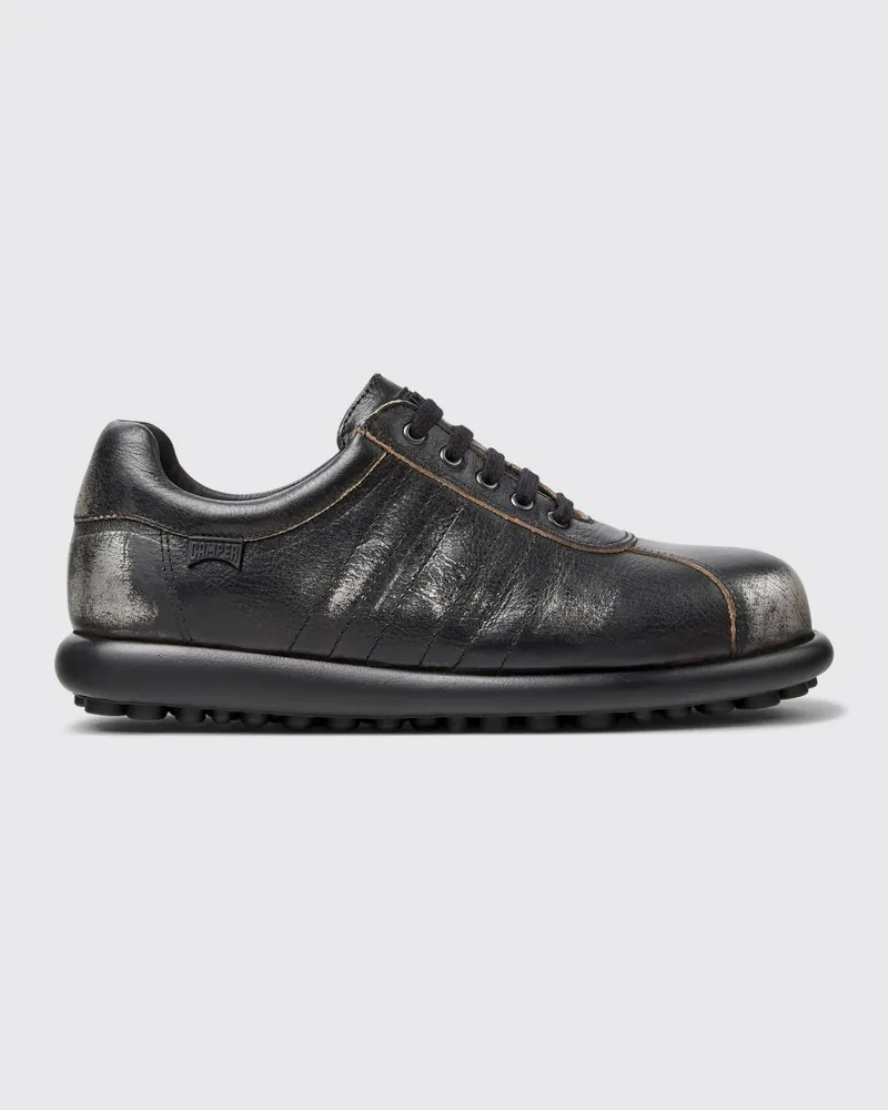 Camper Zweifarbige Pelotas Low-Top-Sneakers von aus gealtertem Leder mit OrthoLite®-Einlegesohle Bunt