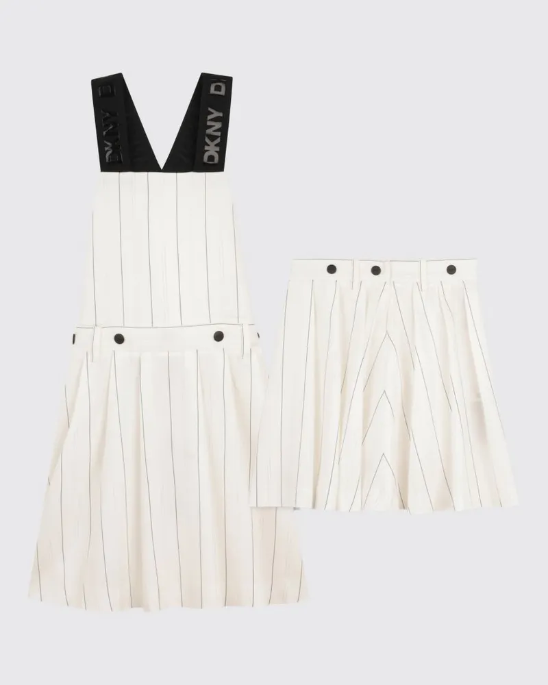 DKNY Kleid kinder Weiß