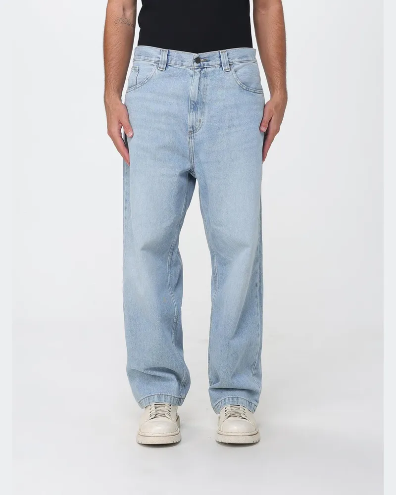 Carhartt WIP Brandon 5-Pocket-Jeans mit weitem Bein aus Baumwolldenim Blau